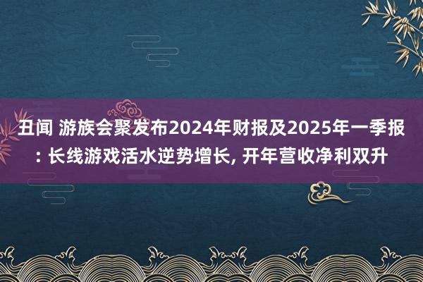 丑闻 游族会聚发布2024年财报及2025年一季报: 长线游戏活水逆势增长, 开年营收净利双升